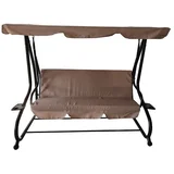 Bastenska ljuljaska trosed 200x120x164cm Braon