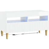  5-dijelni LED TV ormarić Bijela visokog sjaja Konstruirano drvo | shoptok.hr