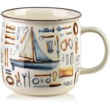 Mondex Skodelica porcelan Affekdesign Norman 9,6x13x9,3 kremno bela 1kos, (5000300858) Cene