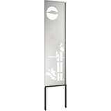  Privatnost u vrtu Rezbarija Srebrno 32 x 140 cm Pocinčani čelik | shoptok.hr