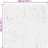 vidaXL Preproga HUARTE kratka vlakna mehka in pralna peščena 200x200cm | Shoptok.si