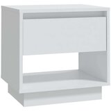 vidaXL Nočna omarica bela 45x34x44 cm iverna plošča | Shoptok.si