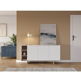 Marckeric Bela nizka komoda v hrastovem dekorju 170x80 cm Cequoia – | Shoptok.si