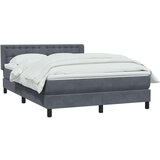  Krevet s oprugama i madracem tamnosivi 160x210 cm baršunasti | shoptok.hr