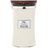 WoodWick Sveća Classic Large White Tea & Jasmine 93062E Cene