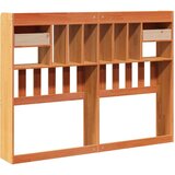  Vzglavje s predelki voščeno rjavo 150 cm trdna borovina, (21653180) | Shoptok.si