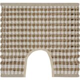  Ručno tkani set kupaonskih otirača juta/tkanina bijeli/prirodni | shoptok.hr