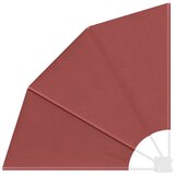  Zaslon za privatnost na balkonu 115 x 115 cm Poliester Terakota | shoptok.hr