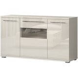 Jela Jagodina komoda K150-3KS/PN - kolekcija piano - bež lak/bež lak - 150x85x45 cm