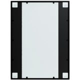 Zidno ogledalo crno 80 x 60 cm metalno | Eponuda.ba