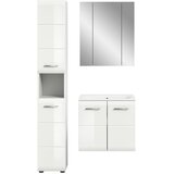 MID.YOU kopalnica z umivalnikom ice, bela visok sijaj, 3-Delni set | Shoptok.si