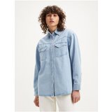 Levi's Levi&#39;s Light Blue Women&#39;s Denim Shirt Levi&#39;s® Dorsey Western - Women | shoptok.hr