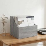  Kutija za LP ploče Siva Sonoma 37 x 33 x 32 cm | shoptok.hr