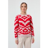 Lafaba Sweater - Red - Regular fit cene