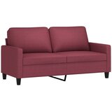  2-dijelni set sofa s jastucima crvena boja vina od tkanine | shoptok.hr