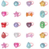  Set o 50 sjajnih prstena za djecu - šareni | Shoptok.si