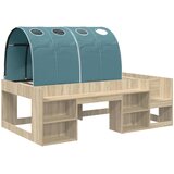 Krevet za djecu s visinom i spremnikom 3 kom. Konstruirano drvo | shoptok.hr