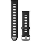 Garmin remen, 22 mm, crna/praškasto siva, s tamnosivim metalnim dijelovima | shoptok.hr