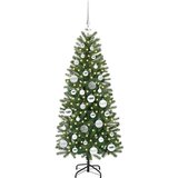 vidaXL Umestno božično drevo med 150 LED Zelena 120 cm PE in PVC | Shoptok.si
