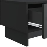 TV ormar s ladicama Crna 147 x 34,5 x 30 cm Konstruirano drvo | shoptok.hr