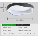 MEIBEILEIL moderna LED stropna svetilka - 42 cm | Shoptok.si
