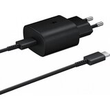 Samsung hišni polnilec EP-TA800XBE super fast charge (type c) in podatkovni kabel EP-DA705BBE (type c - type c) - črn | Shoptok.si