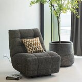 WOOOD Antracitno siva fotelja za opuštanje s podesivim nagibom Hein – | shoptok.hr