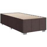 vidaXL Okvir za krevet tamnosmeđi 90x190 cm od tkanine | shoptok.hr