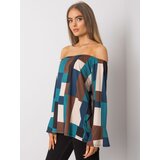 Och Bella Blouse-TW-BZ-BI-2486-2.83P-sea | shoptok.hr