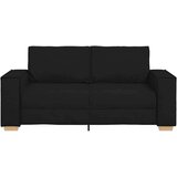  Dvosjed Kauč Crni 140 cm Tkanina - Crna 140 cm | shoptok.hr