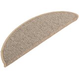 Prostirke za stepenice 15 kom 56x17x3 cm smeđe poluokrugle | shoptok.hr
