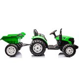 Traktor na akumulator s prikolicom HC-306 24V - zeleni | shoptok.hr