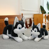 Plišana igračka za maženje Haski 30cm - crno/bijeli | shoptok.hr