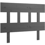 Maison Chic posteljno vzglavje - vzglavna omarica - nočna omarica sivo 103,5x3x81 cm trdna borovina, (21705442) Cene