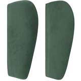  Vzglavje z ušesi temno zeleno 183x23x78/88 cm žamet | Shoptok.si