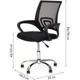  Okretna uredska stolica Ergonomska ModernHome | shoptok.hr