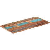 vidaXL Pravokotna mizna plošča 60x140 cm 25-27 mm trden predelan les Cene