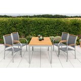 Gardenson VRTNA GARNITURA SIENA aluminij siva, naravne barve, srebrne barve Cene
