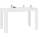  Blagovaonski stol bijeli 120 x 60 x 76 cm konstruirano drvo | shoptok.hr