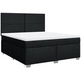  Krevet s oprugama i madracem crni 180x200 cm od tkanine | shoptok.hr