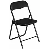 Casa Selección Crna sklopiva blagovaonska stolica od umjetne kože –