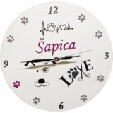  Personalizirani sat za salon Šapica Š1715 | shoptok.hr