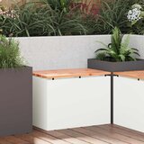  Vrtna klupa Bijelo 60 x 40 x 43 cm Čelik | shoptok.hr