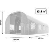 Folija za vrtni tunel 3x4,5 m (13,5 m2) bijeli plonos | shoptok.hr