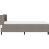Box Postelja boxspring z vzmetnico z vzmetnico Taupe 100 x 200 cm, (5000128439) | Shoptok.si