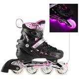  Nh10905 4u1 roze led veličine s (31-34) roleri/klizaljke nils extreme | shoptok.hr