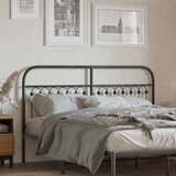 vidaXL Metalno uzglavlje crno 150 cm | shoptok.hr