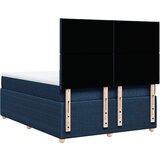  Krevet s oprugama i madracem plavi 140 x 190 cm od tkanine | shoptok.hr