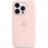 Apple iphone 14 pro silicone case with magsafe chalk pink (mpth3zm/a) cene