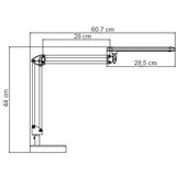 Alco uredska lampa 963 crna | shoptok.hr